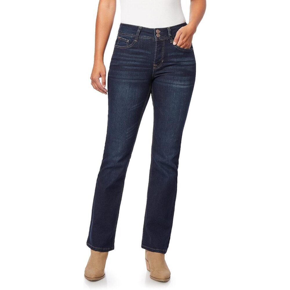 Women's Bootcut Jeans Plus Size Stretch Cotton Flared Casual and Work